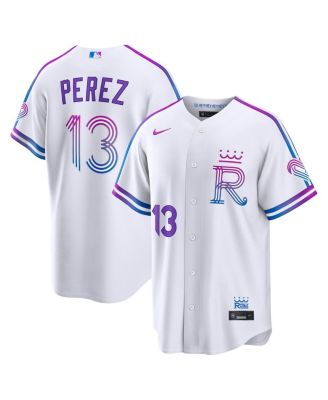 Men's Salvador Perez White Kansas City Royals 2026 City Connect Stadium Jersey