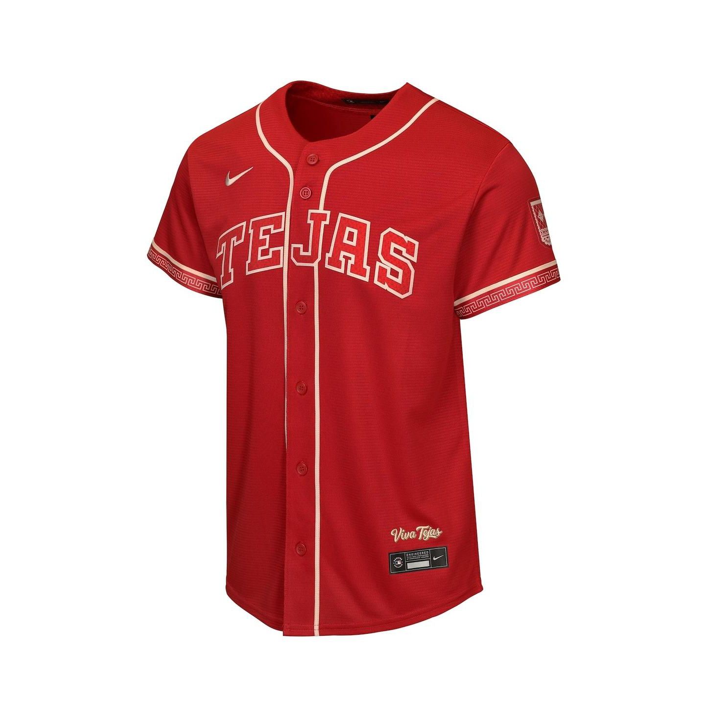 Детское джерси Nike Josh Jung Texas Rangers 2026 City Connect Stadium, Red — фото 2