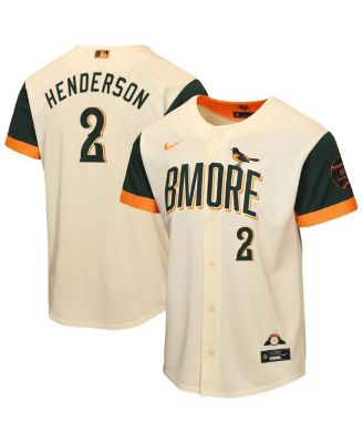 Big Boys and Girls Gunnar Henderson Cream Baltimore Orioles 2026 City Connect Stadium Jersey