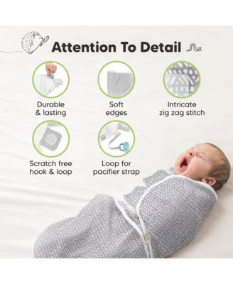 3pk Soothe Baby Swaddle, Organic Baby Swaddle Sleep Sacks, Newborn, Infant Swaddle Sack