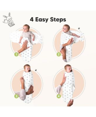 3pk Soothe Baby Swaddle, Organic Baby Swaddle Sleep Sacks, Newborn, Infant Swaddle Sack