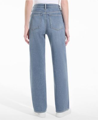 Women's Rigid Denim Mid Rise Baggy Jeans