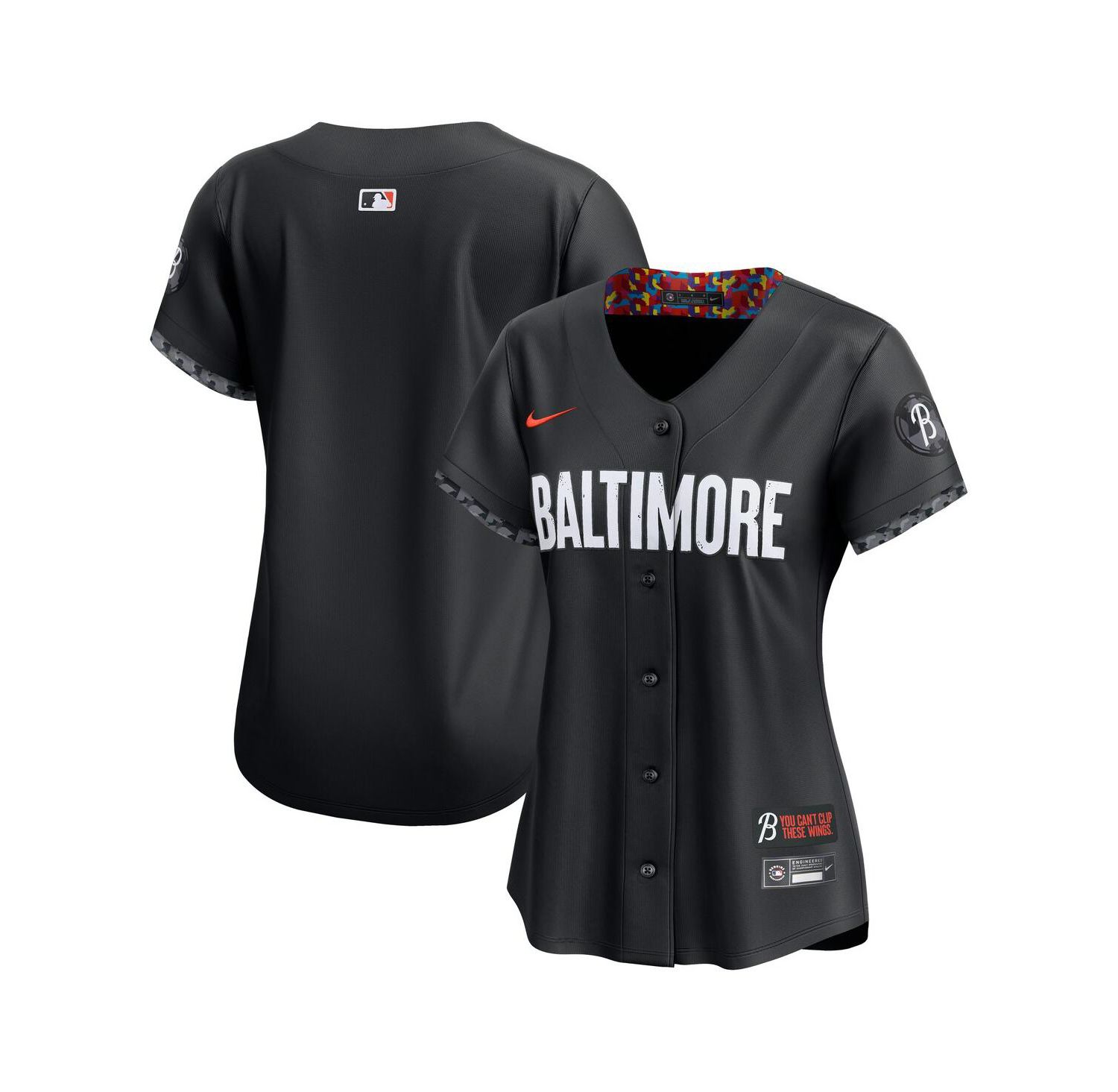 Women's Black Baltimore Orioles City Connect Limited Jersey