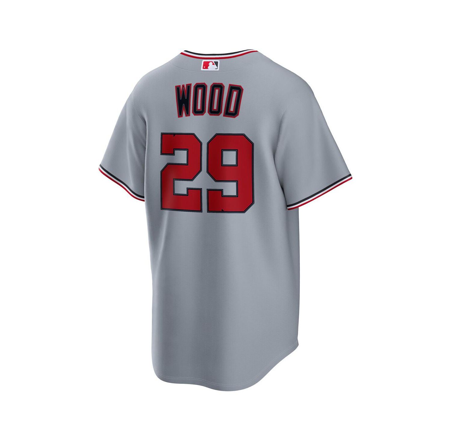 Men's James Wood Gray Washington Nationals Road Replica Jersey