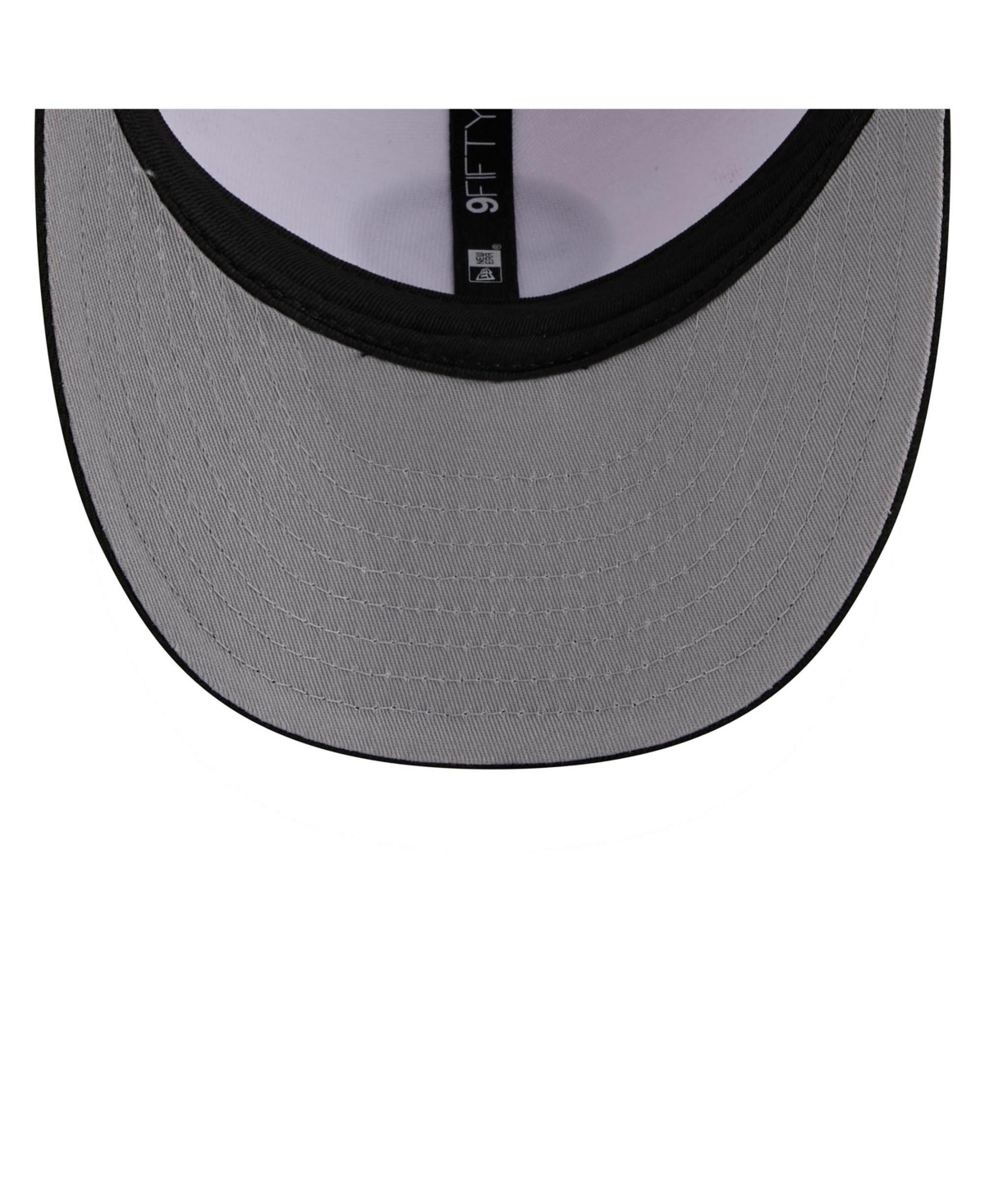 New Era Men's White/Black Pittsburgh Steelers 2026 Nfl Draft Pre-Curved 9FIFTY Snapback Hat