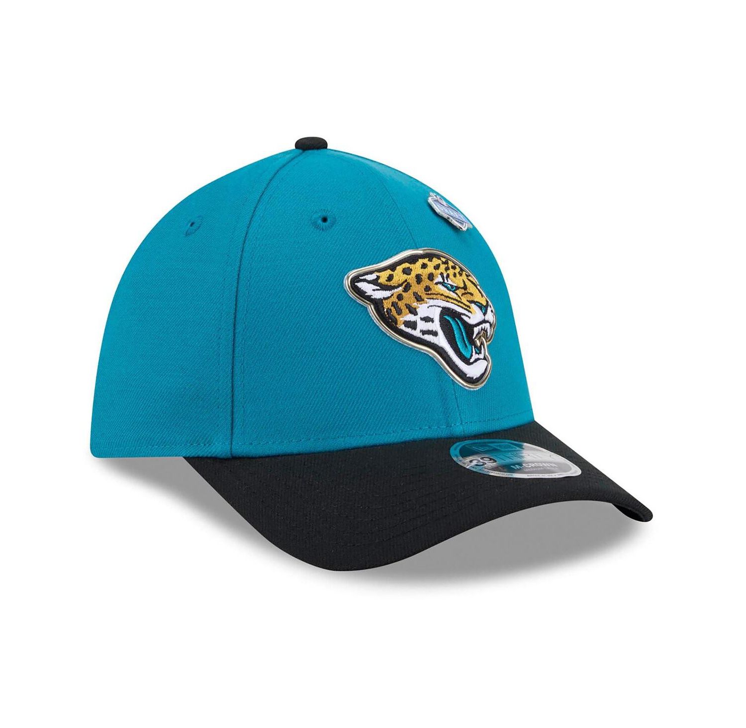 Men's Teal/Black Jacksonville Jaguars 2026 NFL Draft 39THIRTY M-Crown Flex Hat