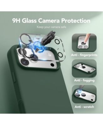 Magnetic for iPhone 17 Pro Case, Compatible with MagSafe, Liquid Silicone Anti-Scratch Shockproof Protective Phone Case 6.3 inch, Army Green