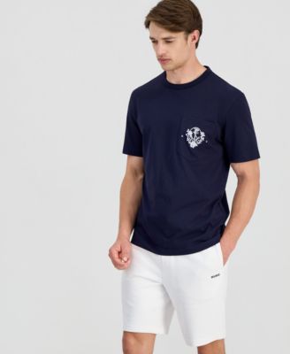 HUGO Men's Durstee Crewneck Graphic T-Shirt
