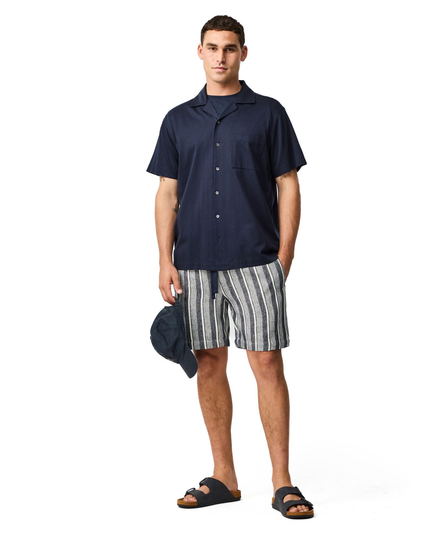 Мужские шорты Rodd & Gunn Relaxed-Fit Laurels 7" Shorts, цвет: Тёмно-синий — фото 3