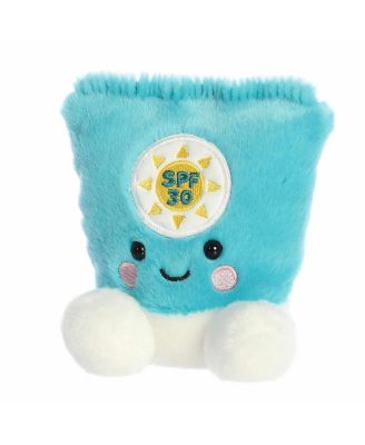 Mini Clara Sunscreen Palm Pals Adorable Plush Toy Blue 5"