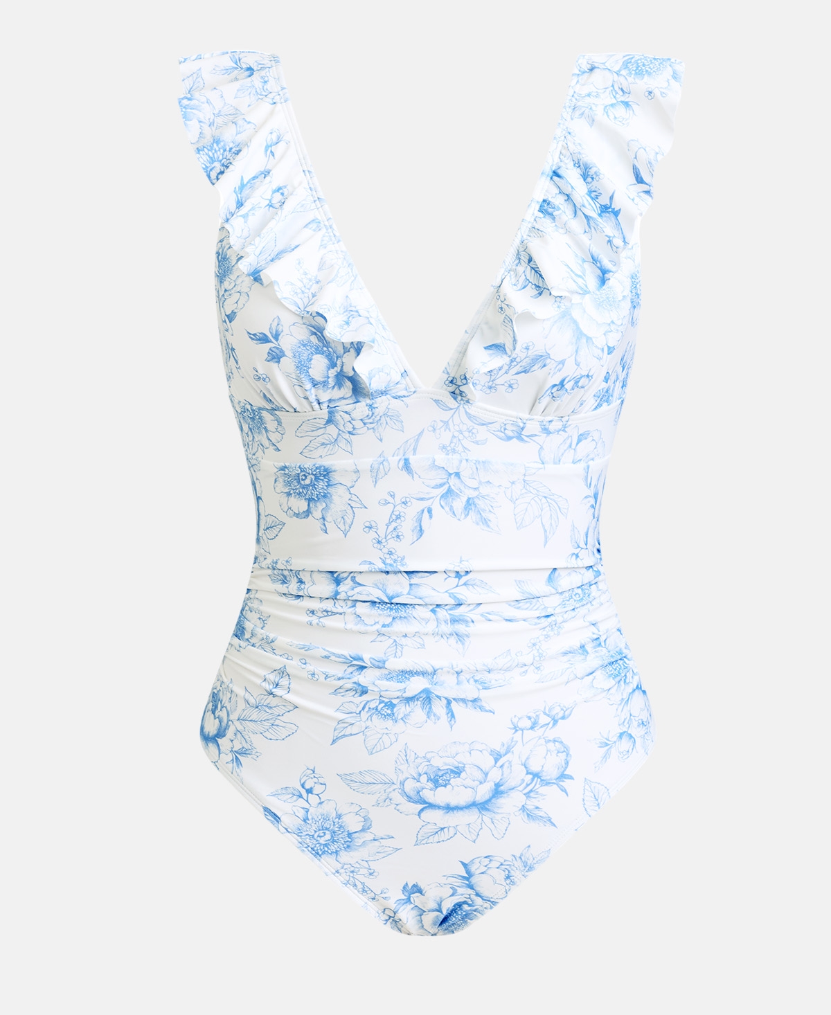 Cupshe Women's Ruffled Lace Up One Piece Swimsuits