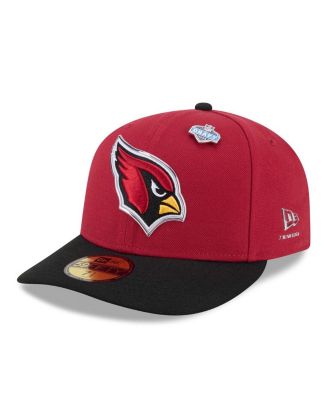 Men's Cardinal/Black Arizona Cardinals 2026 NFL Draft Pre-Curved 59FIFTY Fitted Hat