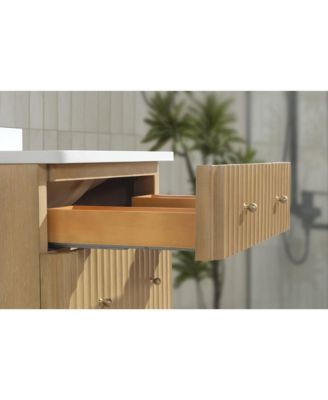 La Jolla 30", Freestanding, Oak Finish