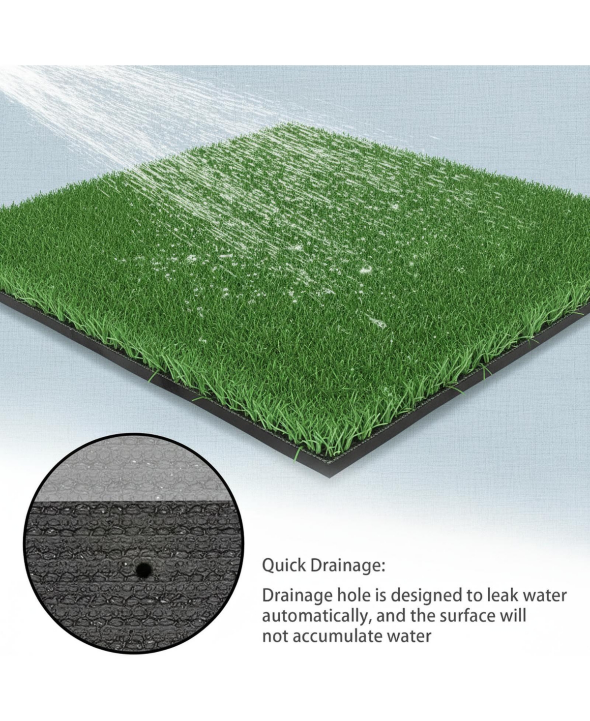 Aronkl Dog Grass Pad Artificial Potty Training Mat Indoor Outdoor Easy Clean