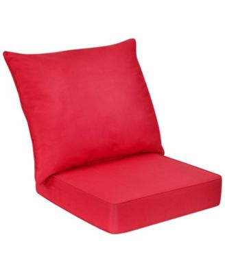 Deep Seat Chair Cushion Pads with Ties for Indoor and Outdoor