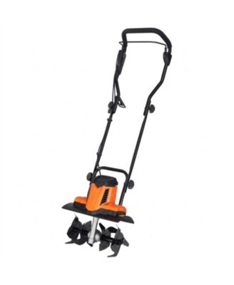 10 Amp Electric Tiller, 14" Tilling Width, Corded Cultivator for Lawn Digging