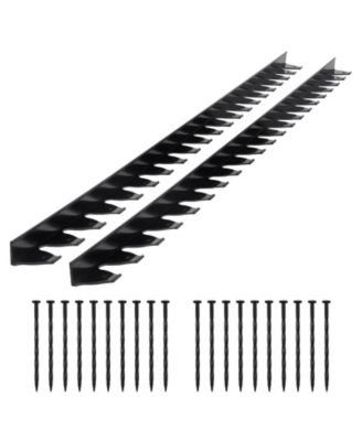 Landscape Edging Border, 10Pcs 6 ft x 1.6 inches, Plastic Garden Edging with 60 Spikes