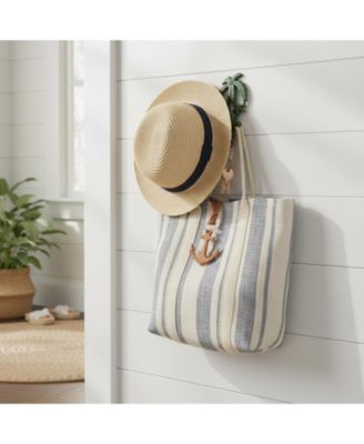 Cast Iron Palm Tree Wall Hooks Rustic Black Decorative Coats Towels Bags Tropical Home Vintage Set Of 3