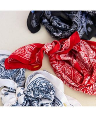 Women's Satin Paisley Headscarf