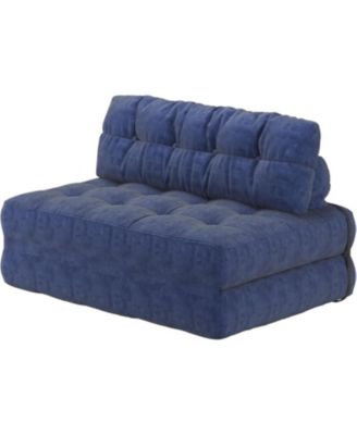 Folding Sofa Bed, Floor Folding Couch with Pillow, Futon Sofa Bed Convertible Sleeper Chair Foldable Mattress Back Support