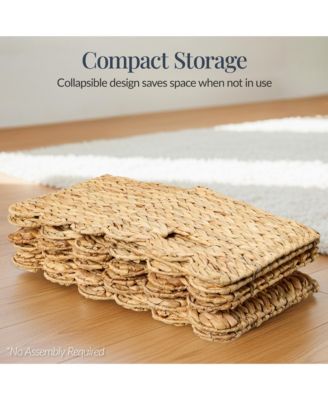 Scalloped in Hyacinth Storage Basket Set of 5