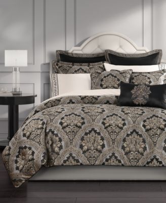 Harriman Print 4-Piece Comforter Set, Queen