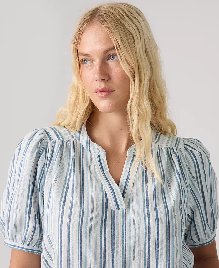 Women's Amelie Cotton Poplin Blouse - thumbnail 7