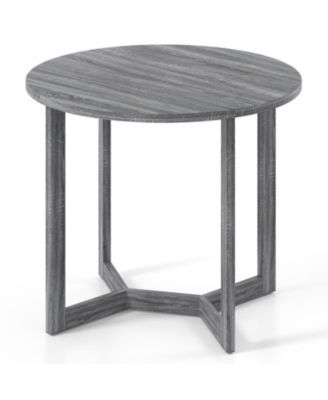 36 in Round Pedestal Dining Table for 2-4 with Wing-Shaped Base