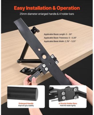 Lawn Mower Blade Sharpener, Adjustable 15degree(s)-45degree(s), with 4 Adapter Pins