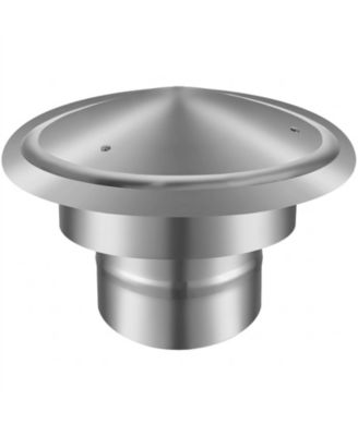 Chimney Cap, 6 Inch, 304 Stainless Steel Round Roof Rain Cap for Insulation