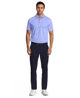 Men's Airflux Solid Mesh Short-Sleeve Golf Polo Shirt