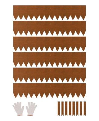 Steel Landscape Edging, 6 Pack, 40 x 8 inches, Bendable for Garden and Yard Borders