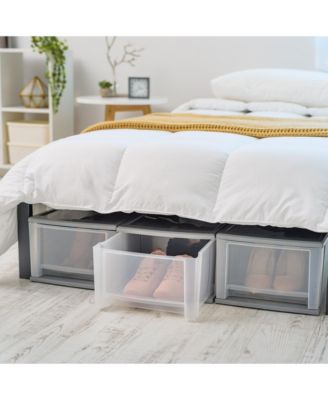 USA, Inc. 12" W Stackable Storage Drawer, Pack of 3