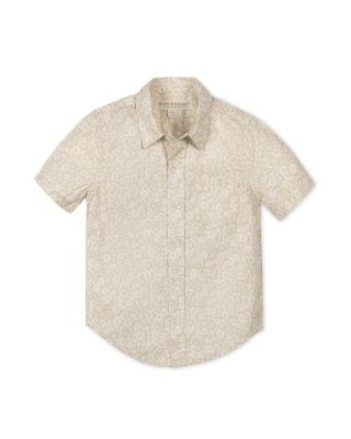Hope Henry Little and Big Boys Linen Short Sleeve Shirt - Sandy floral 33$