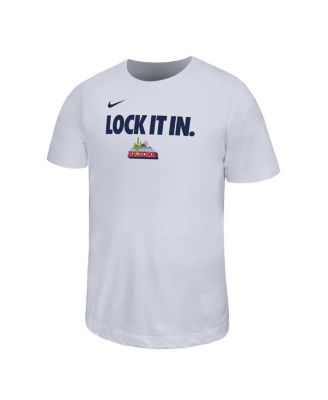 Big Boys and Girls White Arizona Wildcats 2026 On-Court Bench Legend Dri-FIT T-Shirt