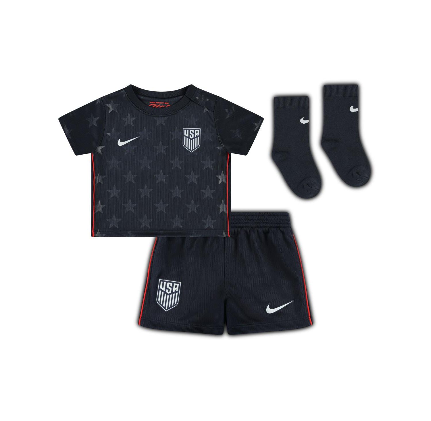 Baby Boys and Girls Navy USMNT 2026 Away Stadium Replica Kit Set