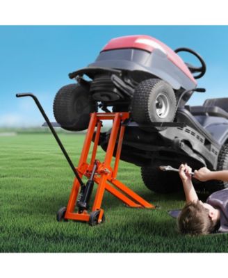 Lawn Mower Lift, 500 lbs Capacity, Hydraulic Jack for Riding Tractors