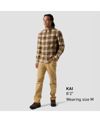 Men's Venture Midweight Flannel Shirt Button-Down Long-Sleeve Shirts