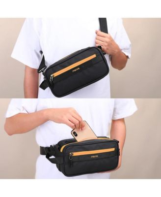 Waterproof Bike Handlebar Bag with Shoulder Strap, Bicycle Front Storage Pouch for Commuting Cycling Travel