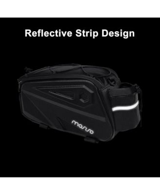 Bike Rear Rack Bag 14L Waterproof Trunk Bag with Shoulder Strap, EVA Cycling Storage Pouch for Commuting, Travel and Outdoor Use