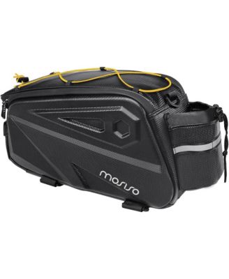 Bike Rear Rack Bag 14L Waterproof Trunk Bag with Shoulder Strap, EVA Cycling Storage Pouch for Commuting, Travel and Outdoor Use