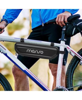 Waterproof Bike Frame Bag Hard Shell EVA Triangle Storage Bag 6L Bicycle Under Tube Tool Pouch for Cycling Commuting