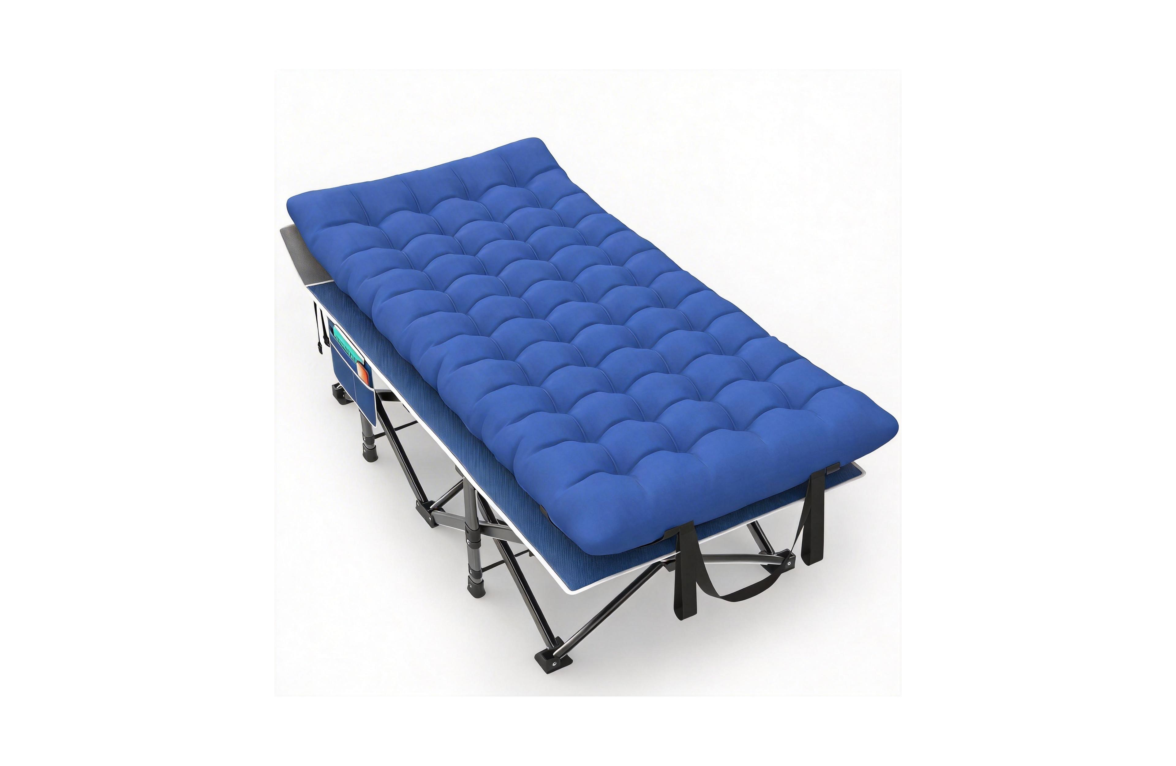 Gnuadz Folding Camping Sleeping Mattress Portable Heavy Duty Pillow Oxford Carry Bag Adults Travel Nap