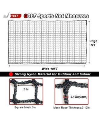 Sports Netting - Heavy Duty Ball Net for Golf, Baseball, Hockey, Soccer