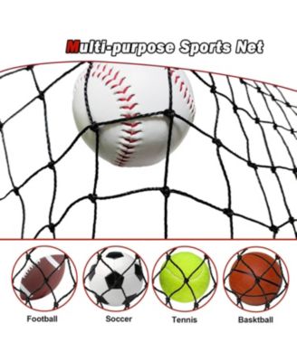 Baseball Softball Batting Cage Net with Realistic Catcher, Net Only, Backyard Practice Batting Cage Net, Heavy Duty Multi-Purpose Sports Net