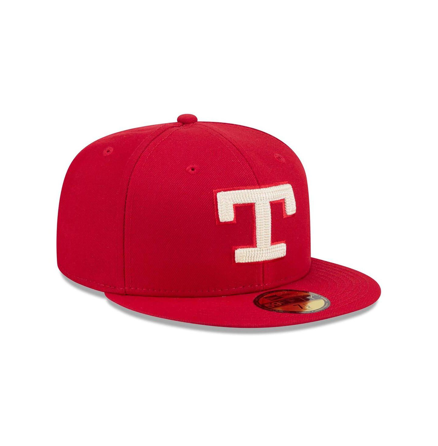 Мужская кепка New Era Red Texas Rangers 2026 City Connect 59FIFTY Fitted Hat — фото 4