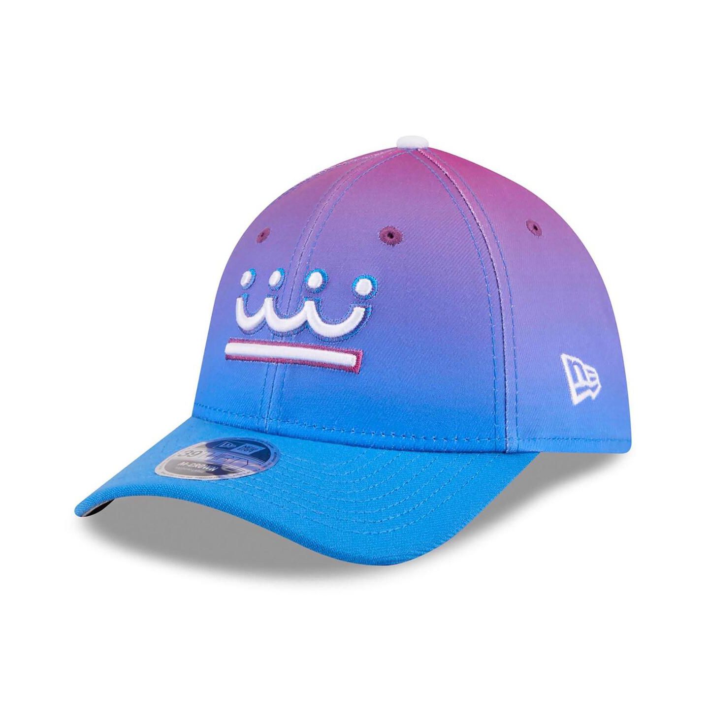 Мужская кепка New Era Black Kansas City Royals 2026 City Connect M-Crown 39THIRTY Flex Hat — фото 2