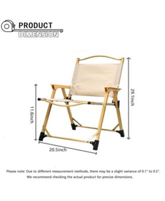 Easy Push-in Clip Folding Camping Chair Wooden Outdoor leisure equipment