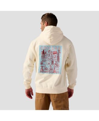 Men's Chicago Poster Hoodie Pullover Hoodies