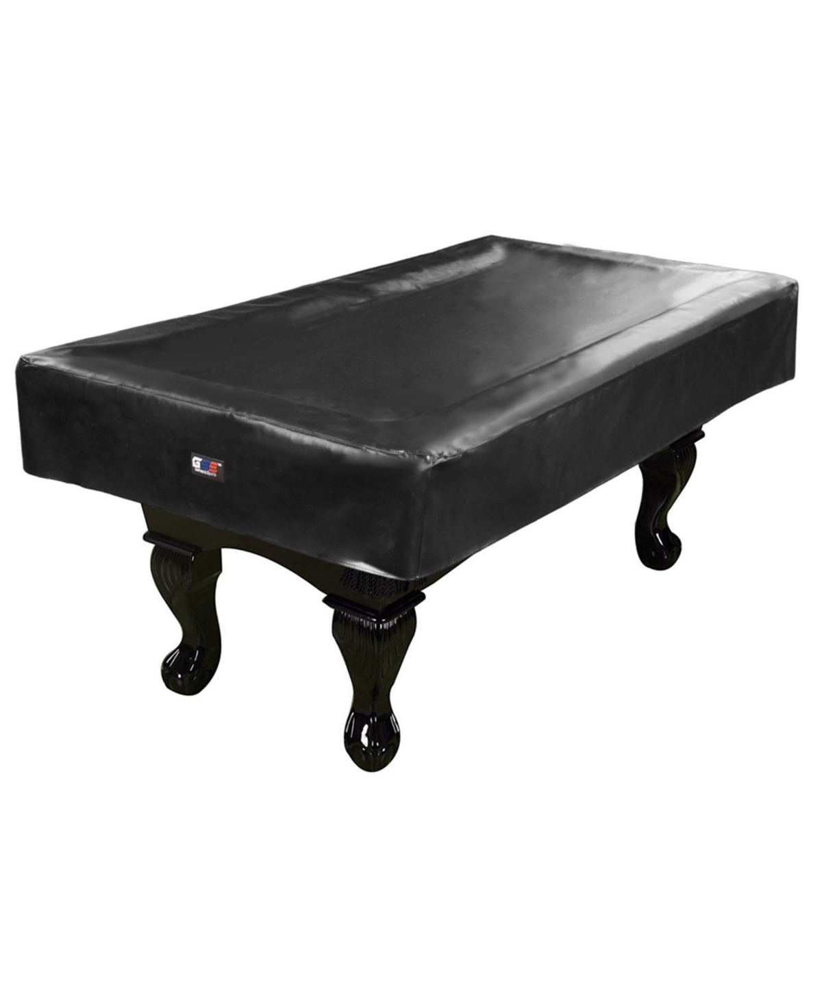 Gse Games & Sports Expert 7' Heavy Duty Leatherette Pool Table Covers, Waterproof & Tearproof Cover for Pool Table - Black